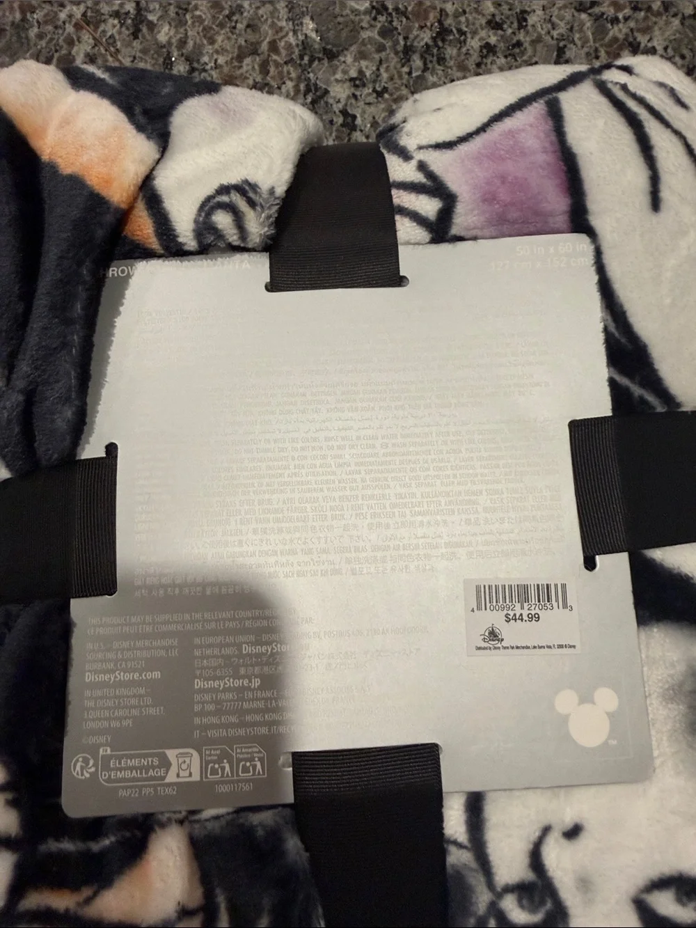 Disney Villains Plush Throw Blanket